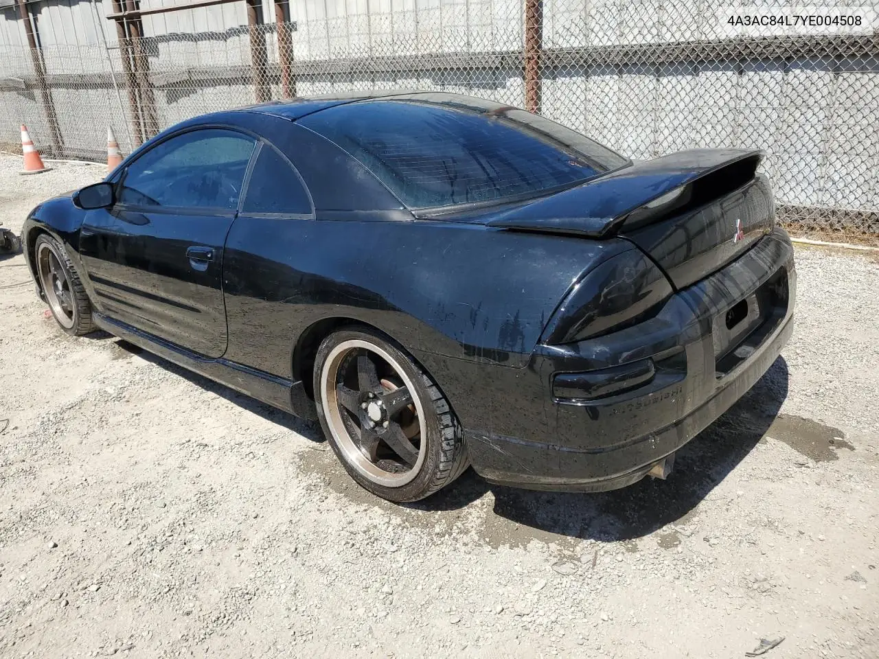 2000 Mitsubishi Eclipse Gt VIN: 4A3AC84L7YE004508 Lot: 62961515