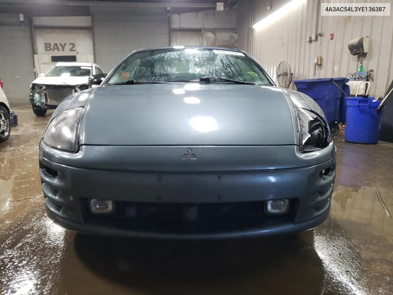 2000 Mitsubishi Eclipse Gt VIN: 4A3AC54L3YE136387 Lot: 84898294