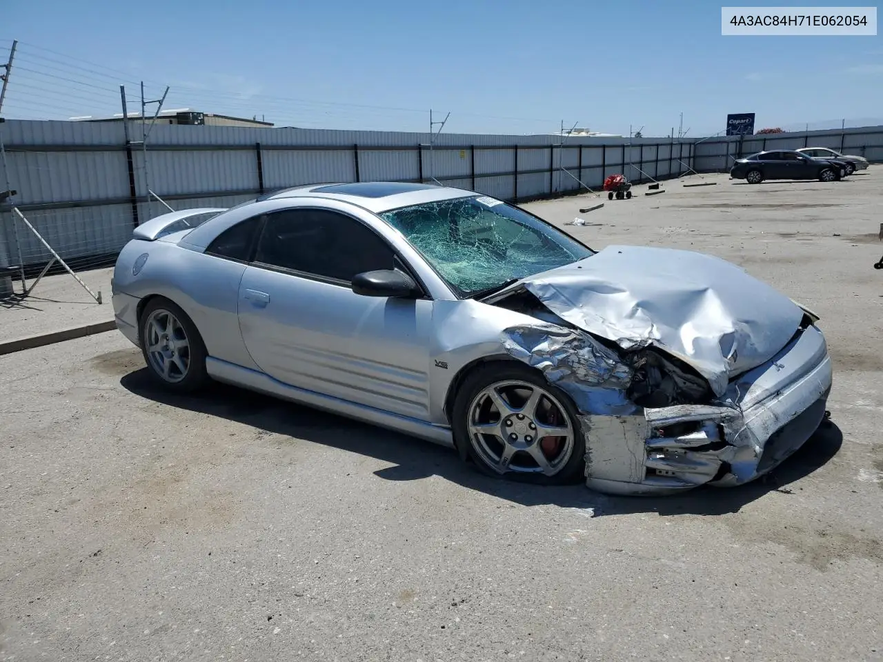 2001 Mitsubishi Eclipse Gt VIN: 4A3AC84H71E062054 Lot: 60821575