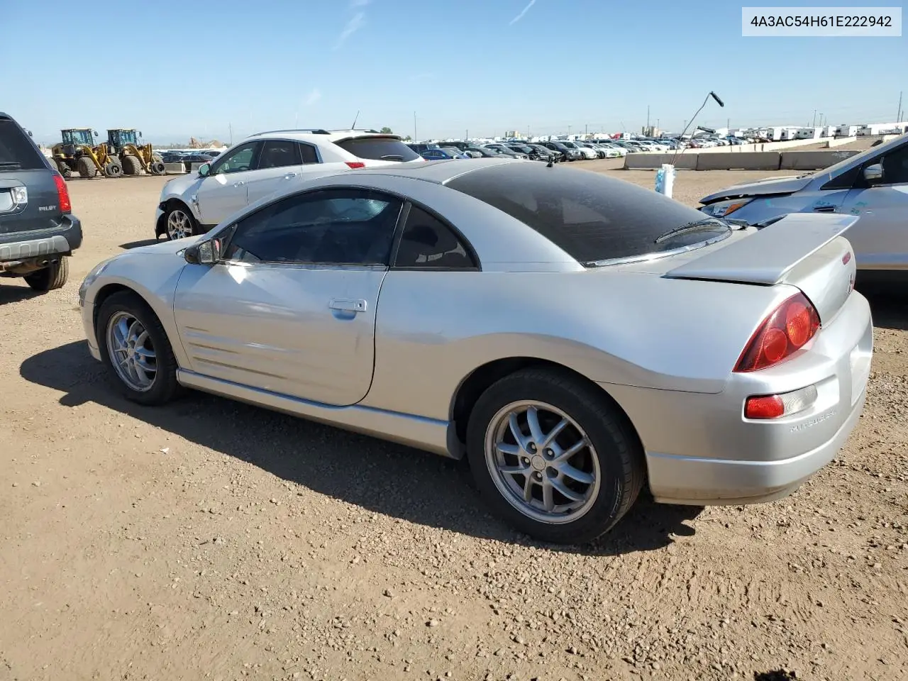 2001 Mitsubishi Eclipse Gt VIN: 4A3AC54H61E222942 Lot: 63660135
