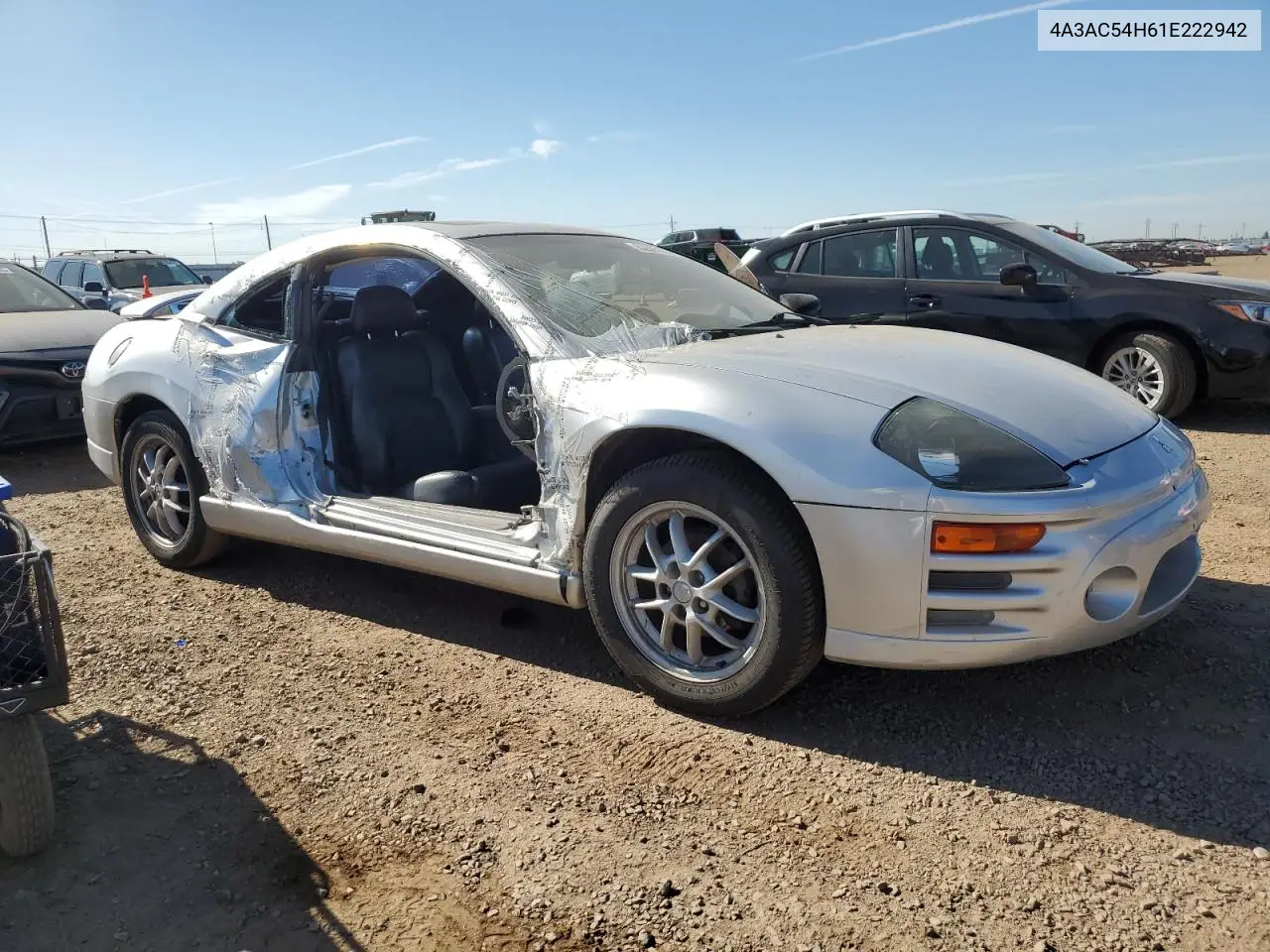 2001 Mitsubishi Eclipse Gt VIN: 4A3AC54H61E222942 Lot: 63660135