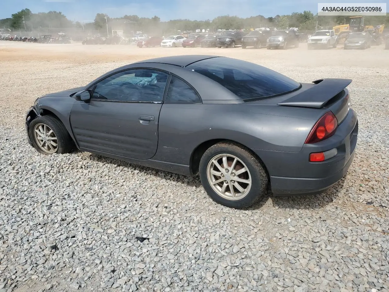 2002 Mitsubishi Eclipse Gs VIN: 4A3AC44G52E050986 Lot: 58176405