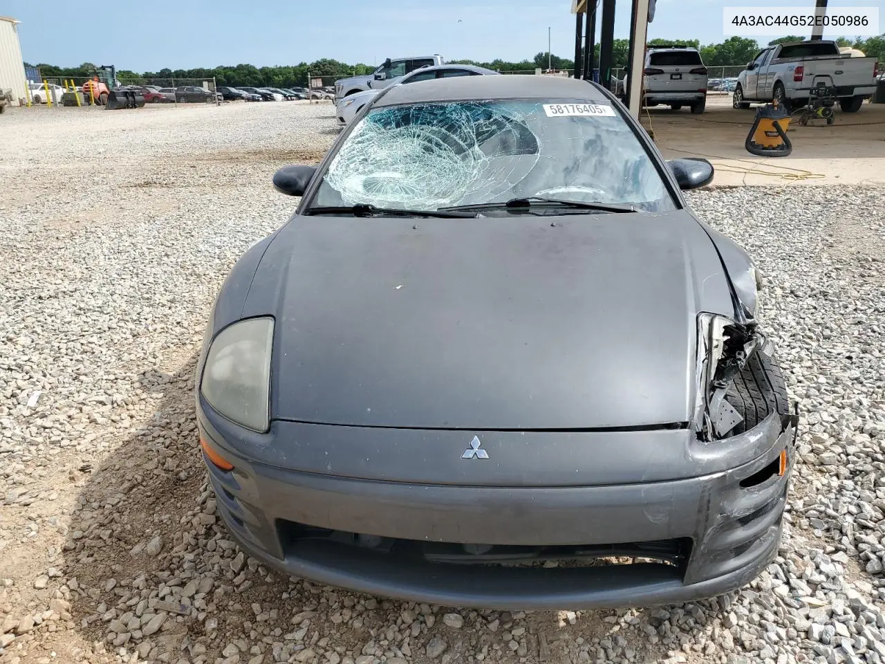2002 Mitsubishi Eclipse Gs VIN: 4A3AC44G52E050986 Lot: 58176405
