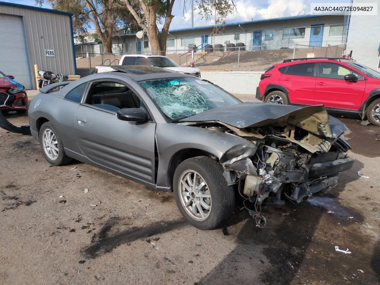 2002 Mitsubishi Eclipse Gs VIN: 4A3AC44G72E094827 Lot: 58967175
