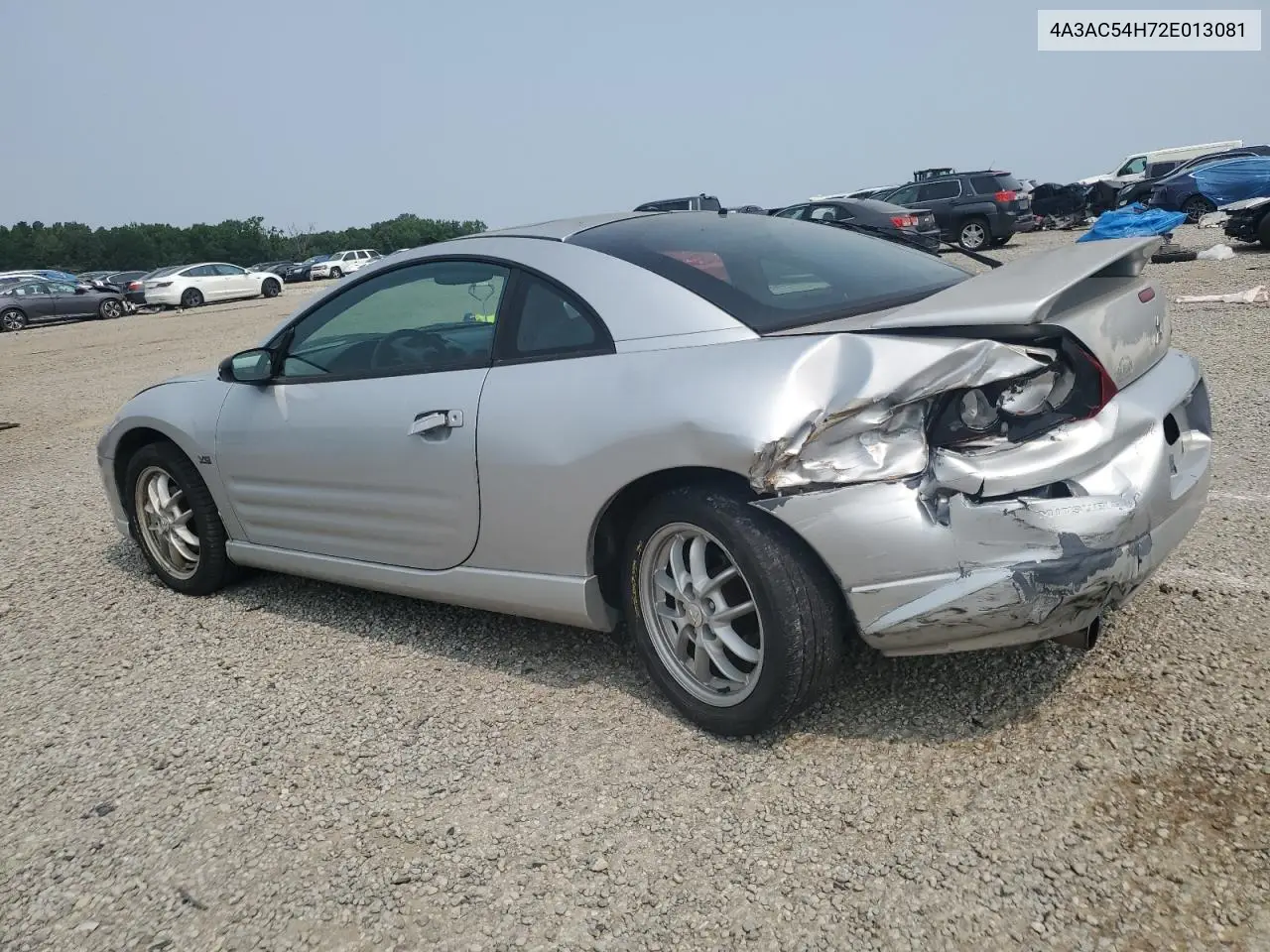 2002 Mitsubishi Eclipse Gt VIN: 4A3AC54H72E013081 Lot: 59041865