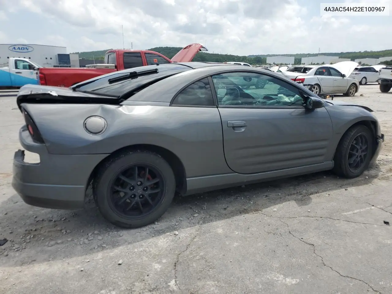2002 Mitsubishi Eclipse Gt VIN: 4A3AC54H22E100967 Lot: 59558805