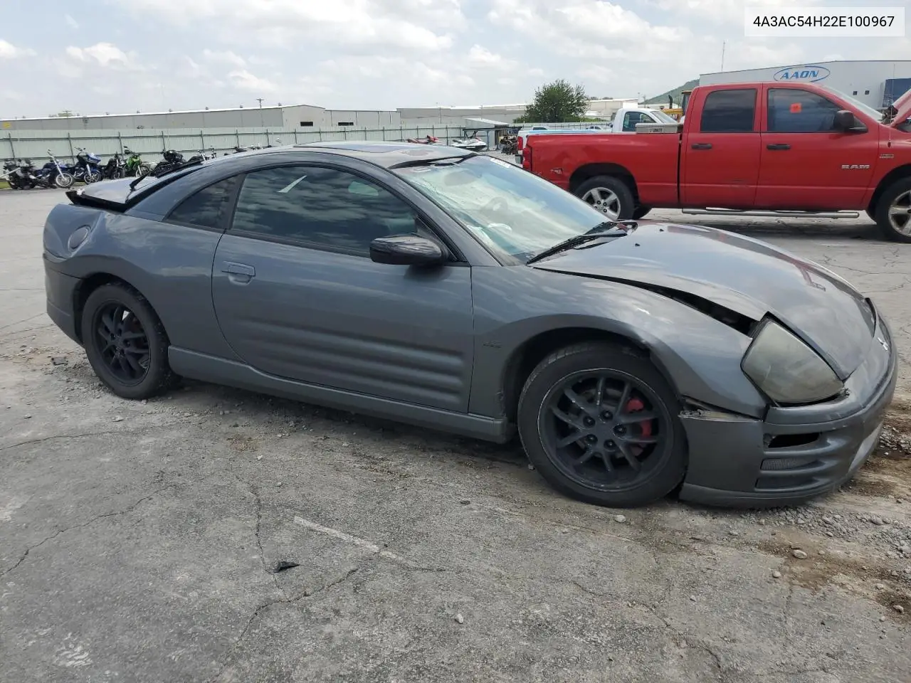 2002 Mitsubishi Eclipse Gt VIN: 4A3AC54H22E100967 Lot: 59558805