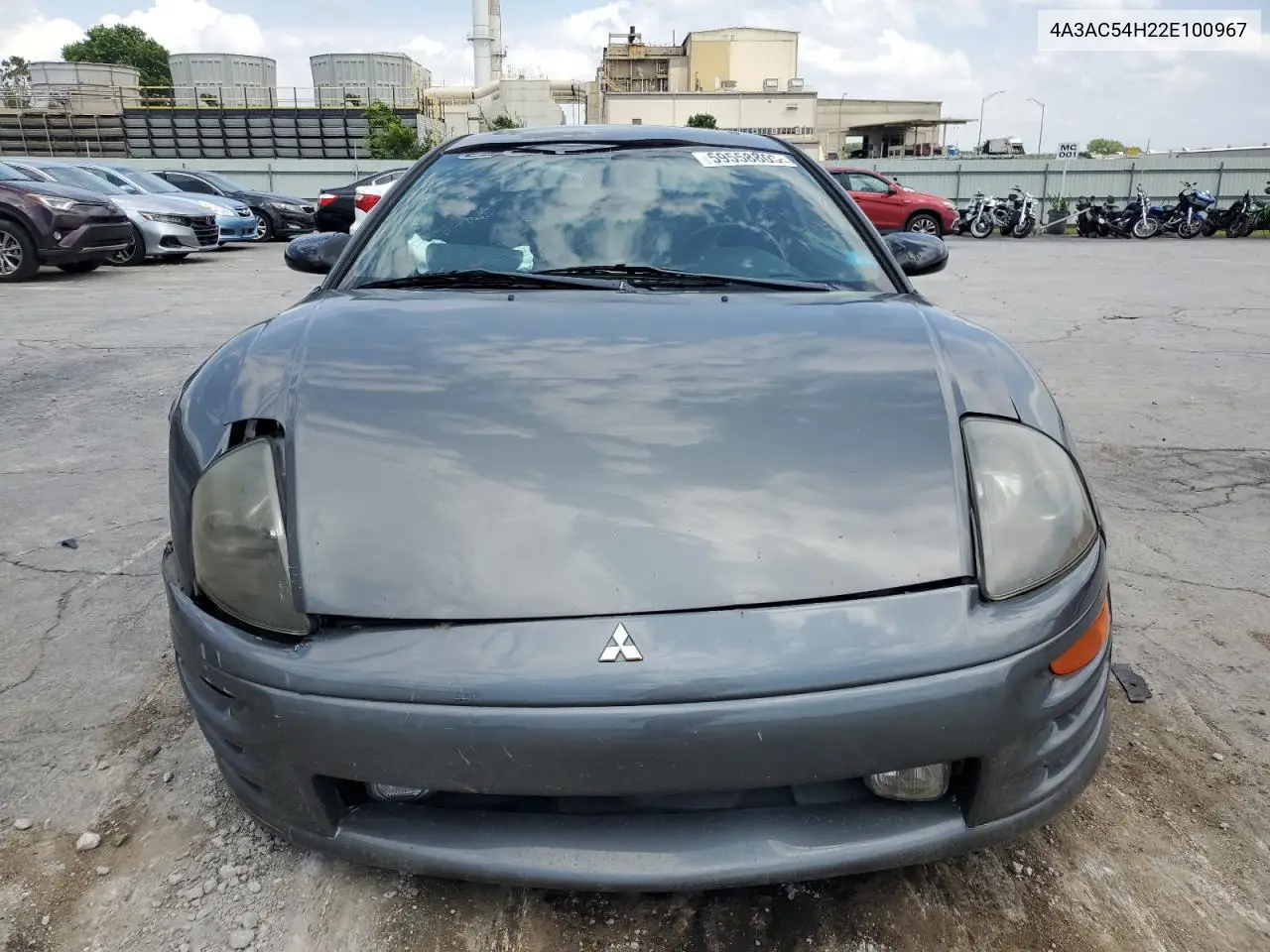 2002 Mitsubishi Eclipse Gt VIN: 4A3AC54H22E100967 Lot: 59558805