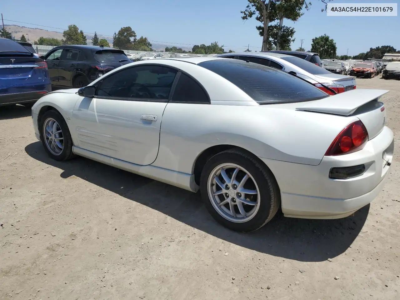 2002 Mitsubishi Eclipse Gt VIN: 4A3AC54H22E101679 Lot: 60717015