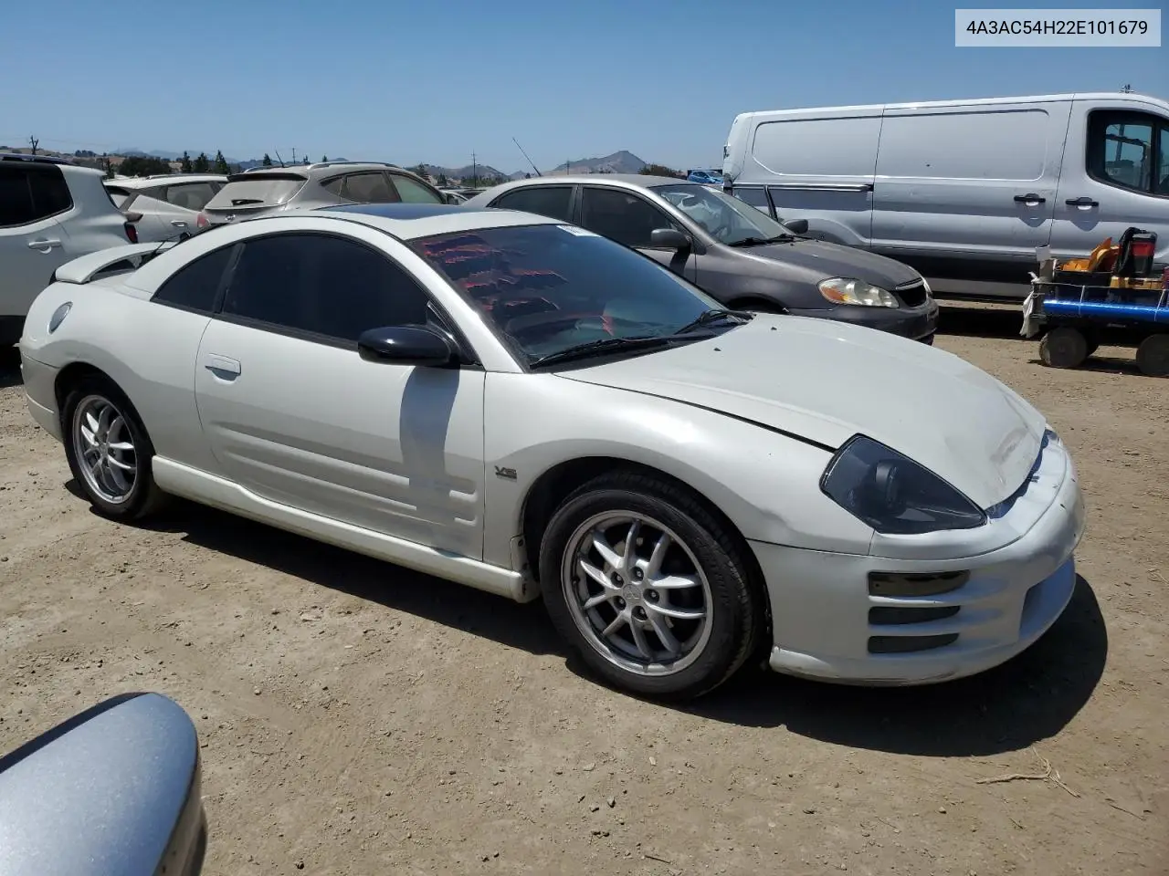 2002 Mitsubishi Eclipse Gt VIN: 4A3AC54H22E101679 Lot: 60717015