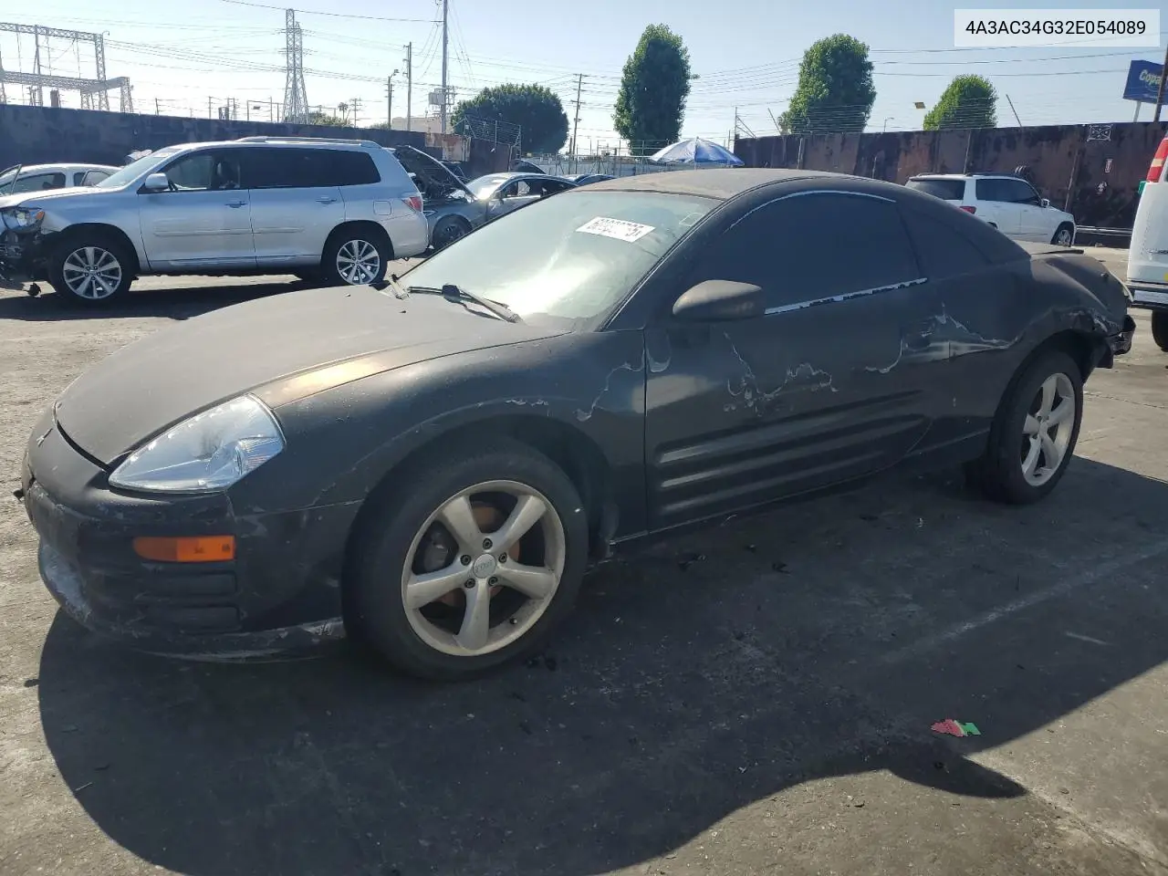 2002 Mitsubishi Eclipse Rs VIN: 4A3AC34G32E054089 Lot: 60930765