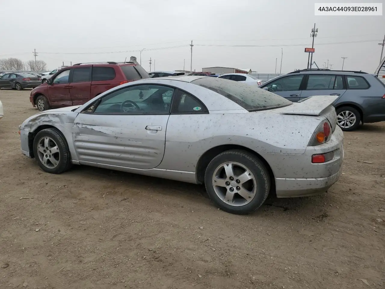 2003 Mitsubishi Eclipse Gs VIN: 4A3AC44G93E028961 Lot: 48508975