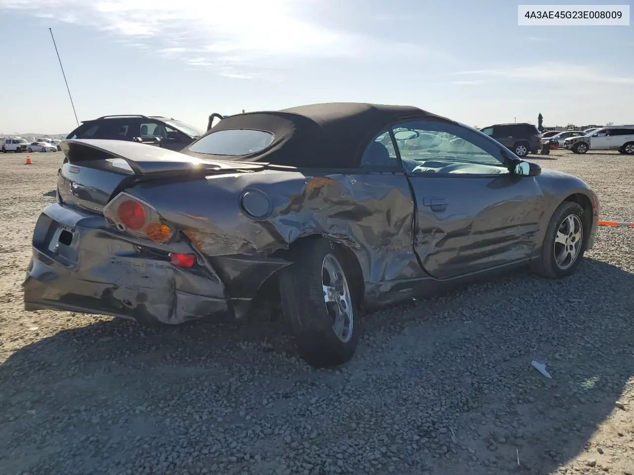 2003 Mitsubishi Eclipse Spyder Gs VIN: 4A3AE45G23E008009 Lot: 49872615