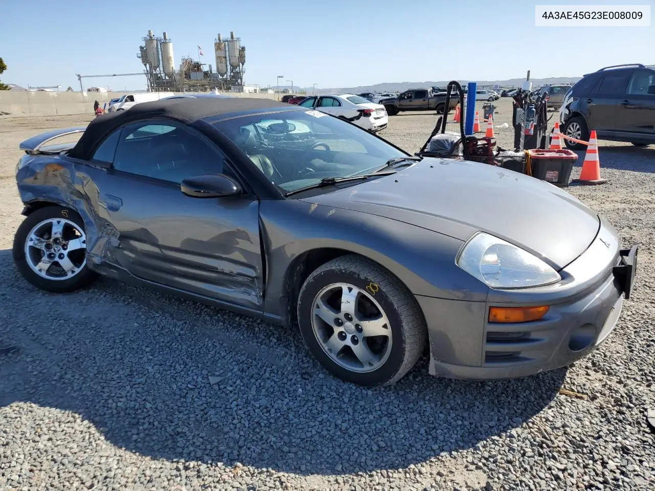 2003 Mitsubishi Eclipse Spyder Gs VIN: 4A3AE45G23E008009 Lot: 49872615