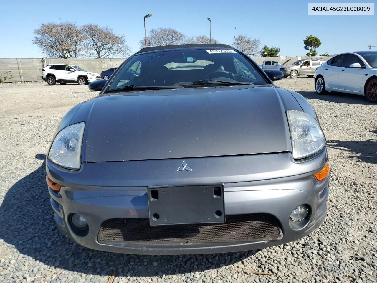 2003 Mitsubishi Eclipse Spyder Gs VIN: 4A3AE45G23E008009 Lot: 49872615