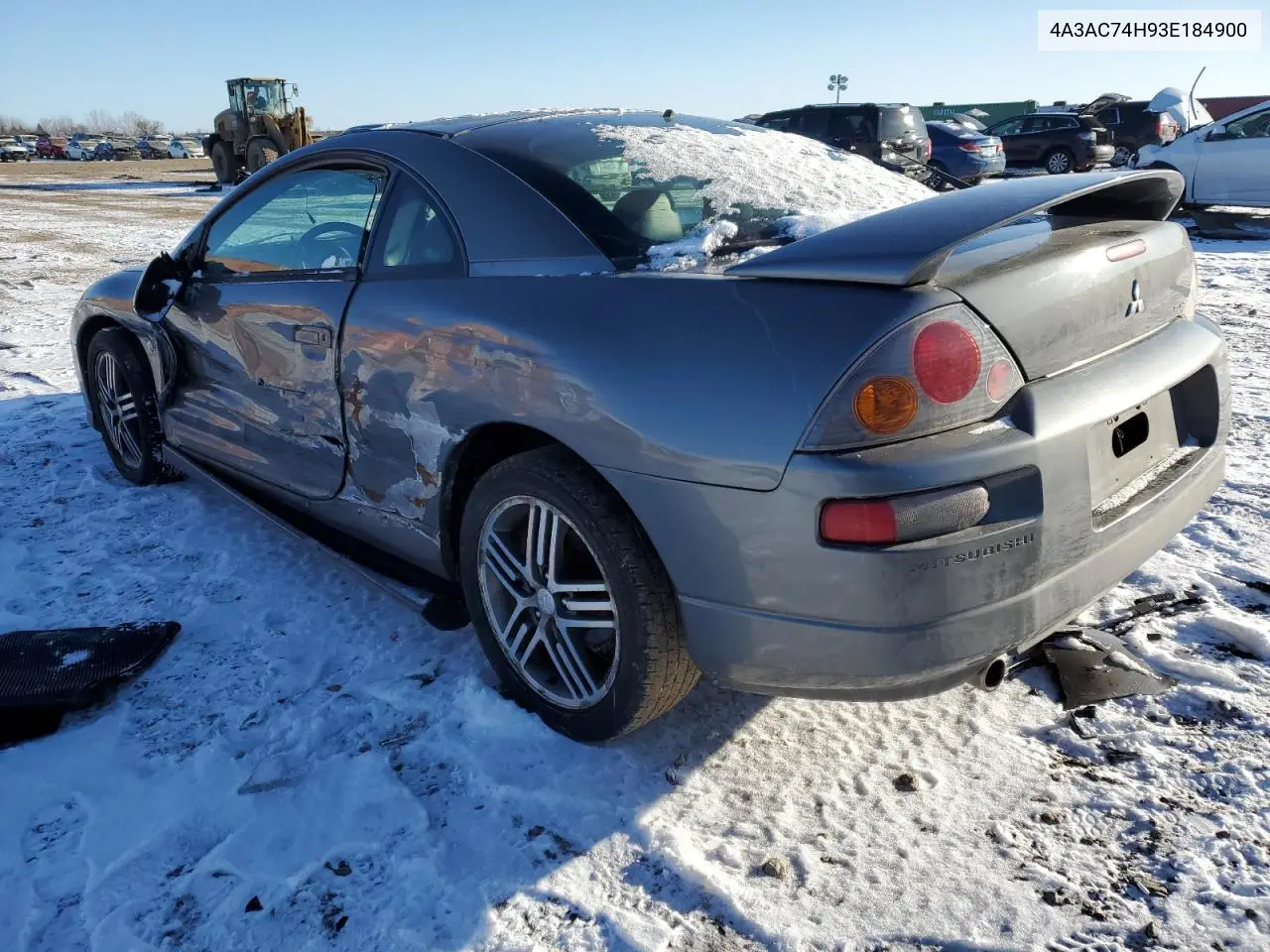 2003 Mitsubishi Eclipse Gts VIN: 4A3AC74H93E184900 Lot: 53399535
