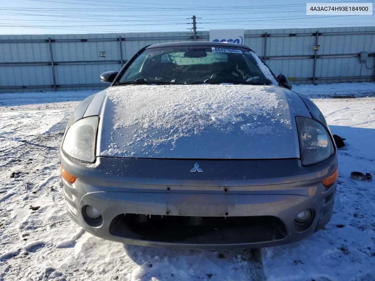 2003 Mitsubishi Eclipse Gts VIN: 4A3AC74H93E184900 Lot: 53399535