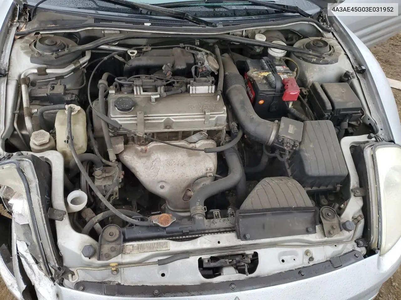 2003 Mitsubishi Eclipse Spyder Gs VIN: 4A3AE45G03E031952 Lot: 53669345
