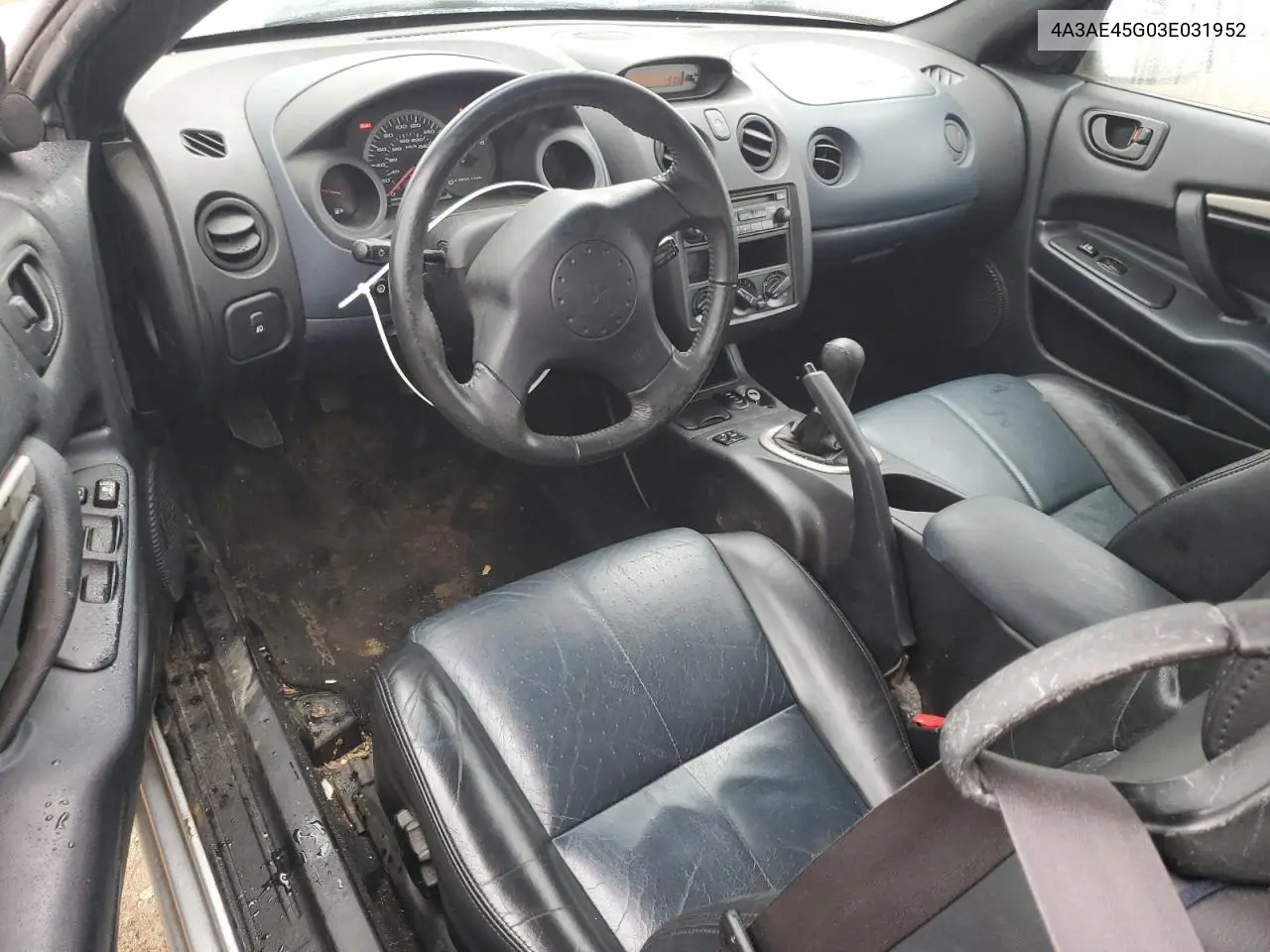 2003 Mitsubishi Eclipse Spyder Gs VIN: 4A3AE45G03E031952 Lot: 53669345