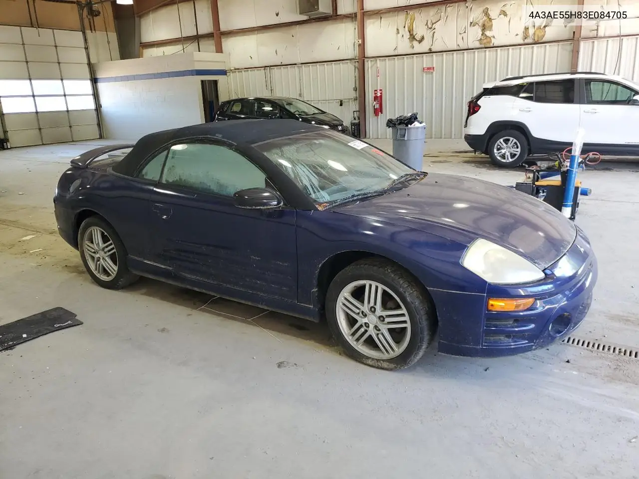 2003 Mitsubishi Eclipse Spyder Gt VIN: 4A3AE55H83E084705 Lot: 56077595