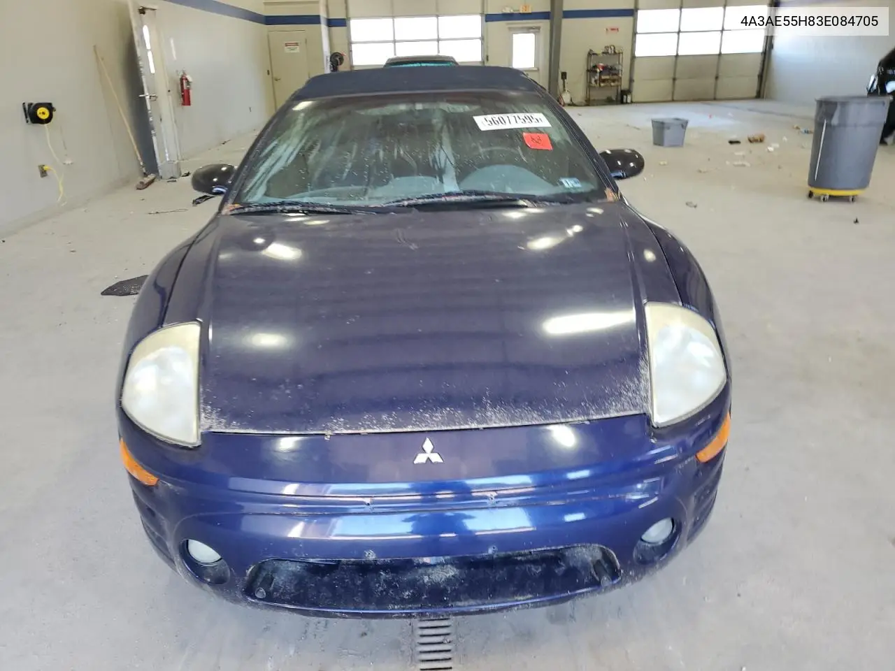 2003 Mitsubishi Eclipse Spyder Gt VIN: 4A3AE55H83E084705 Lot: 56077595
