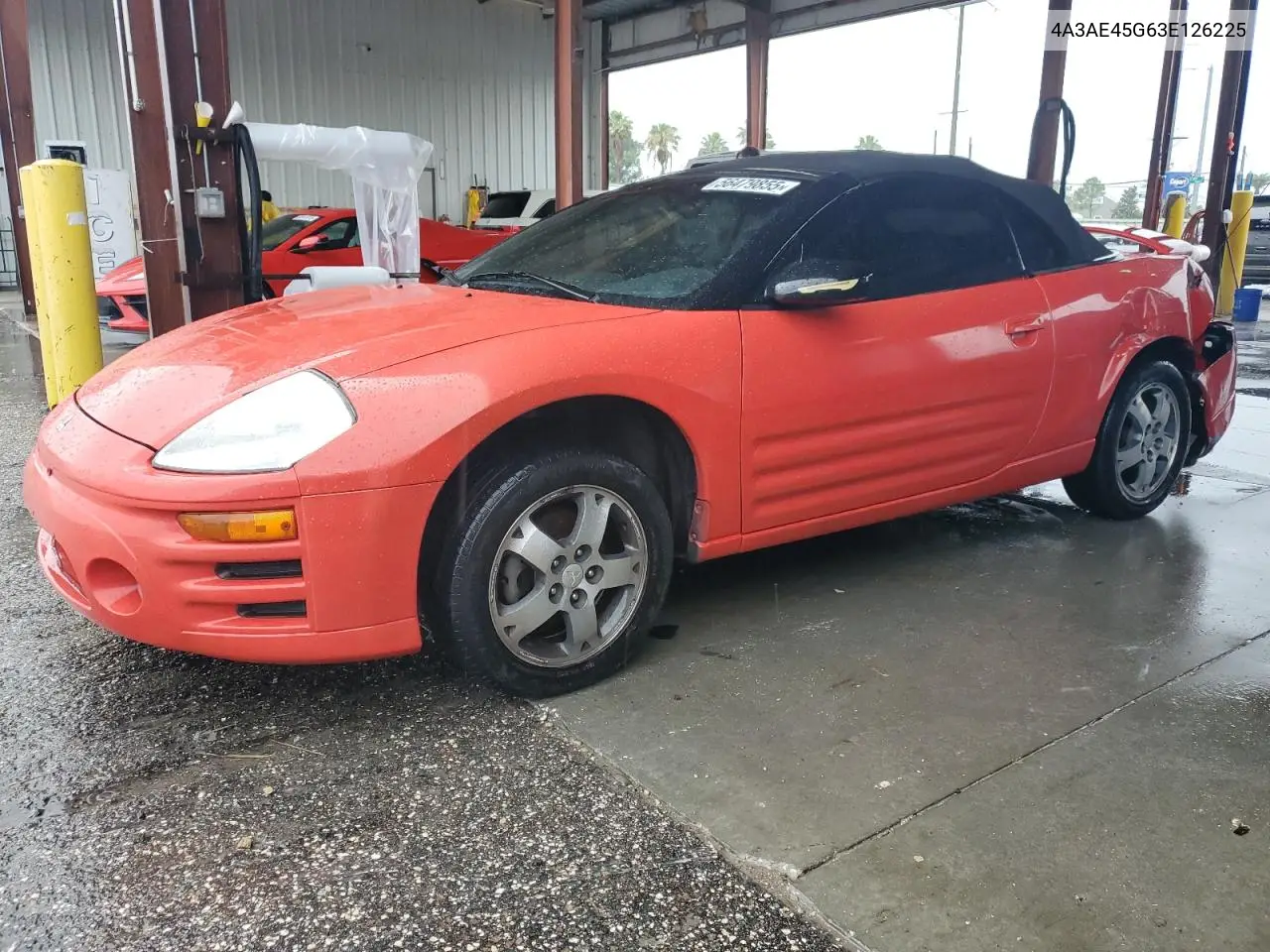 2003 Mitsubishi Eclipse Spyder Gs VIN: 4A3AE45G63E126225 Lot: 56479855