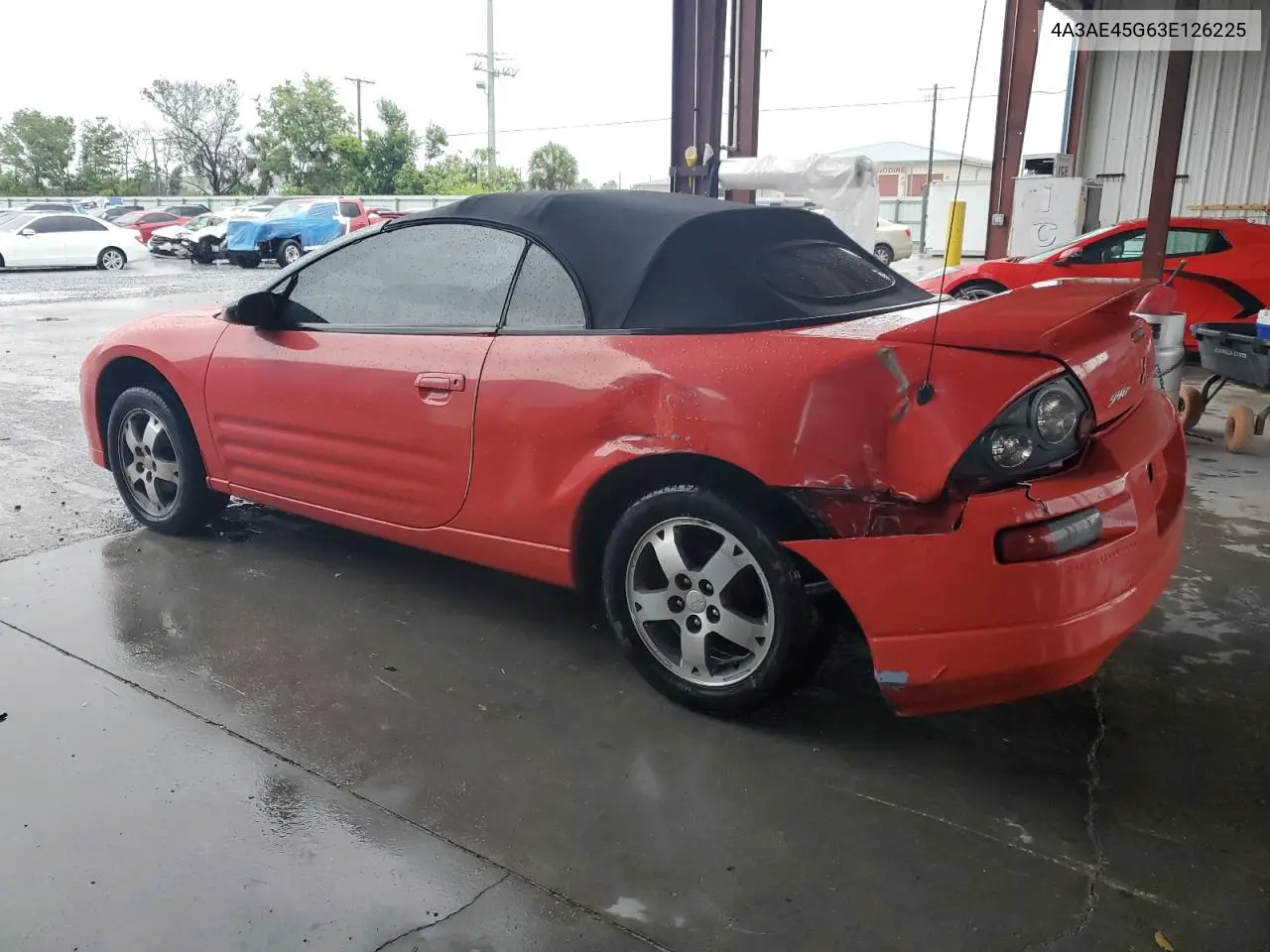 2003 Mitsubishi Eclipse Spyder Gs VIN: 4A3AE45G63E126225 Lot: 56479855