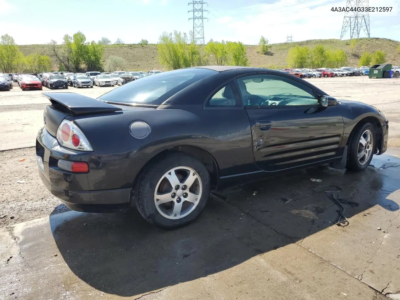2003 Mitsubishi Eclipse Gs VIN: 4A3AC44G33E212597 Lot: 56540225