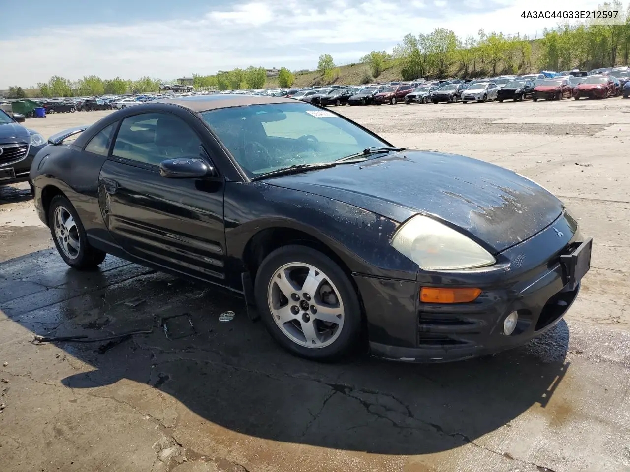 2003 Mitsubishi Eclipse Gs VIN: 4A3AC44G33E212597 Lot: 56540225