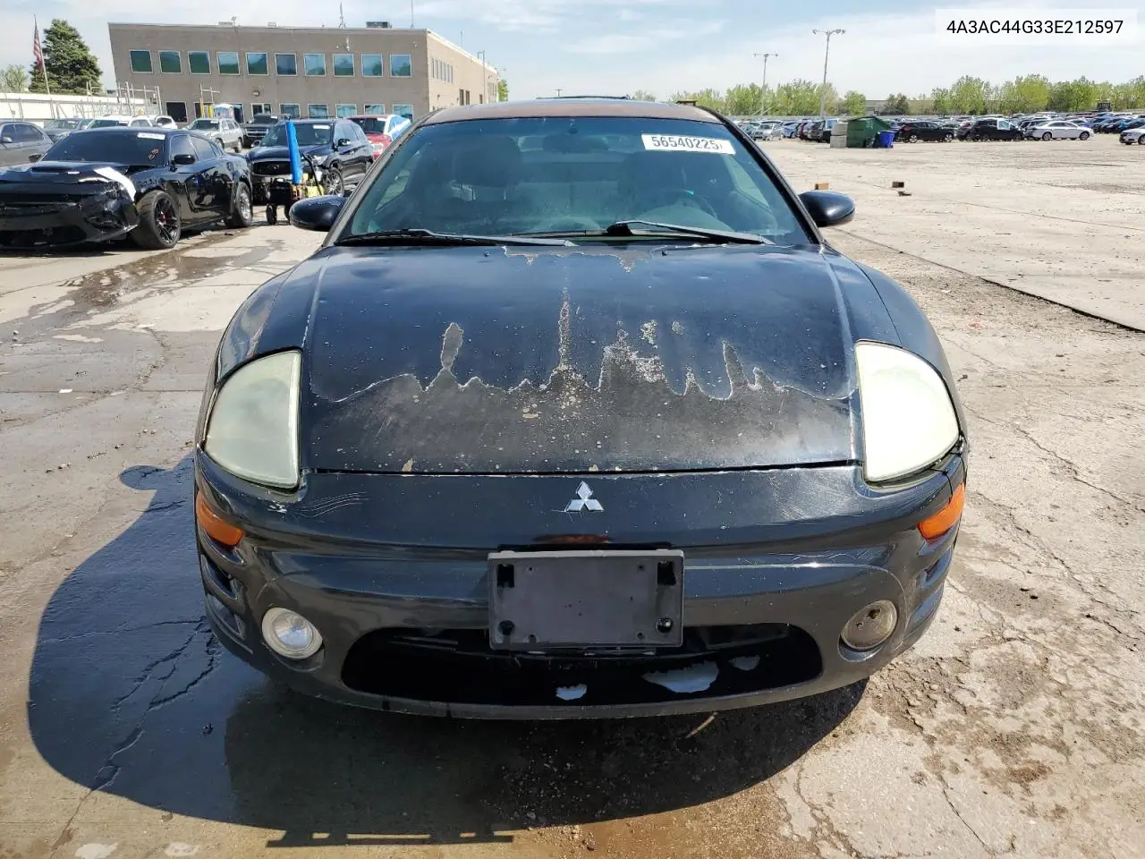 2003 Mitsubishi Eclipse Gs VIN: 4A3AC44G33E212597 Lot: 56540225