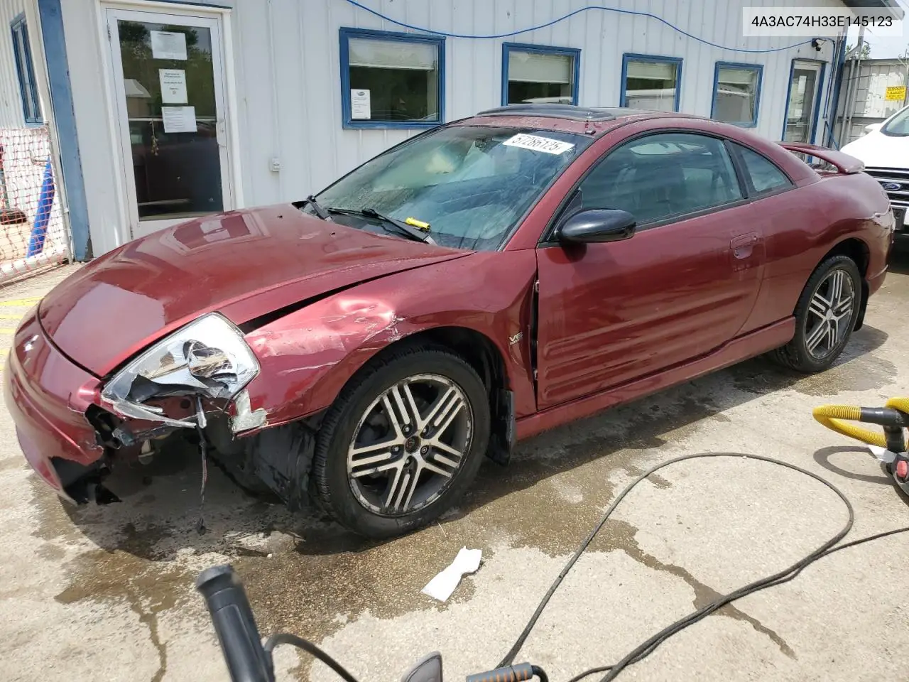 2003 Mitsubishi Eclipse Gts VIN: 4A3AC74H33E145123 Lot: 57286125
