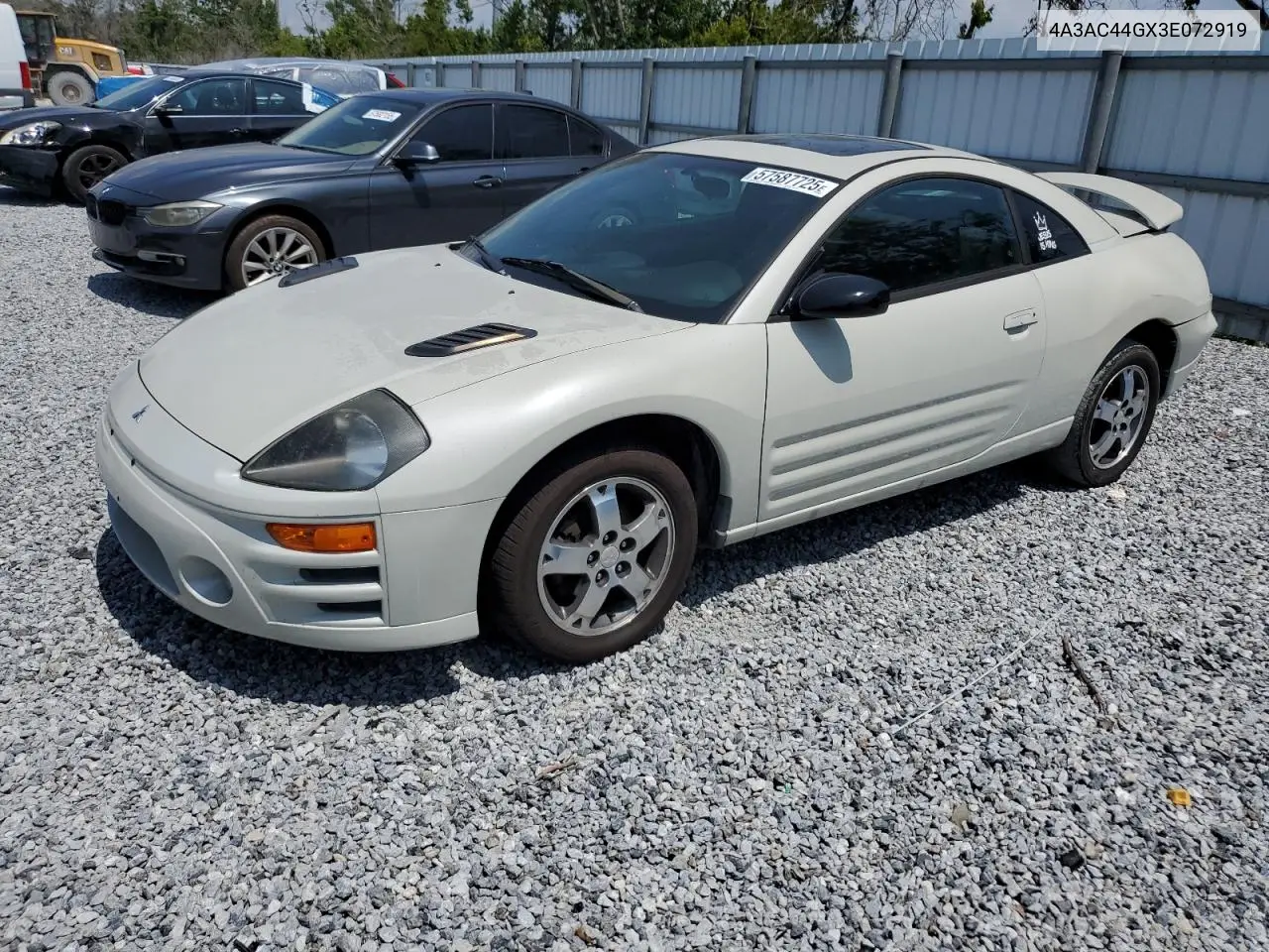 2003 Mitsubishi Eclipse Gs VIN: 4A3AC44GX3E072919 Lot: 57587725