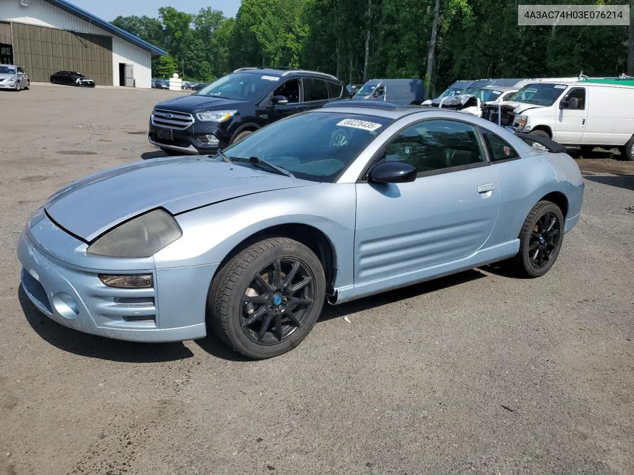 2003 Mitsubishi Eclipse Gts VIN: 4A3AC74H03E076214 Lot: 60226435