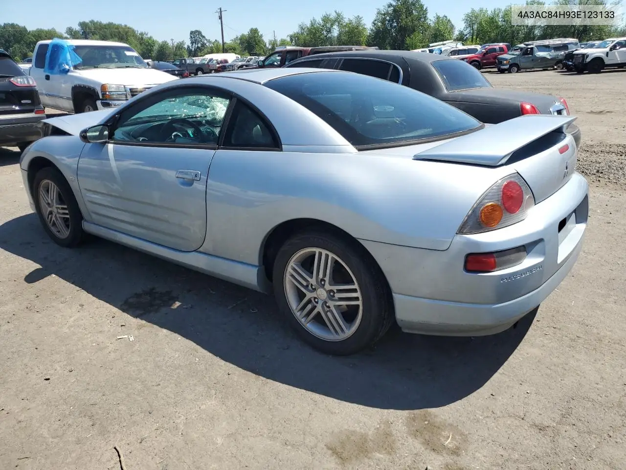 2003 Mitsubishi Eclipse Gt VIN: 4A3AC84H93E123133 Lot: 60270545
