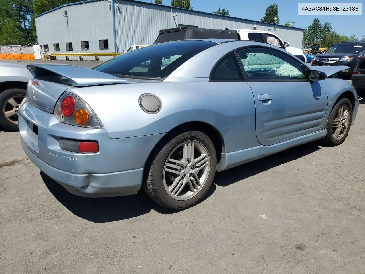 2003 Mitsubishi Eclipse Gt VIN: 4A3AC84H93E123133 Lot: 60270545