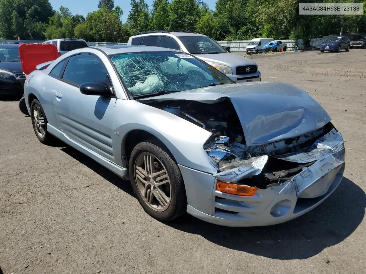 2003 Mitsubishi Eclipse Gt VIN: 4A3AC84H93E123133 Lot: 60270545