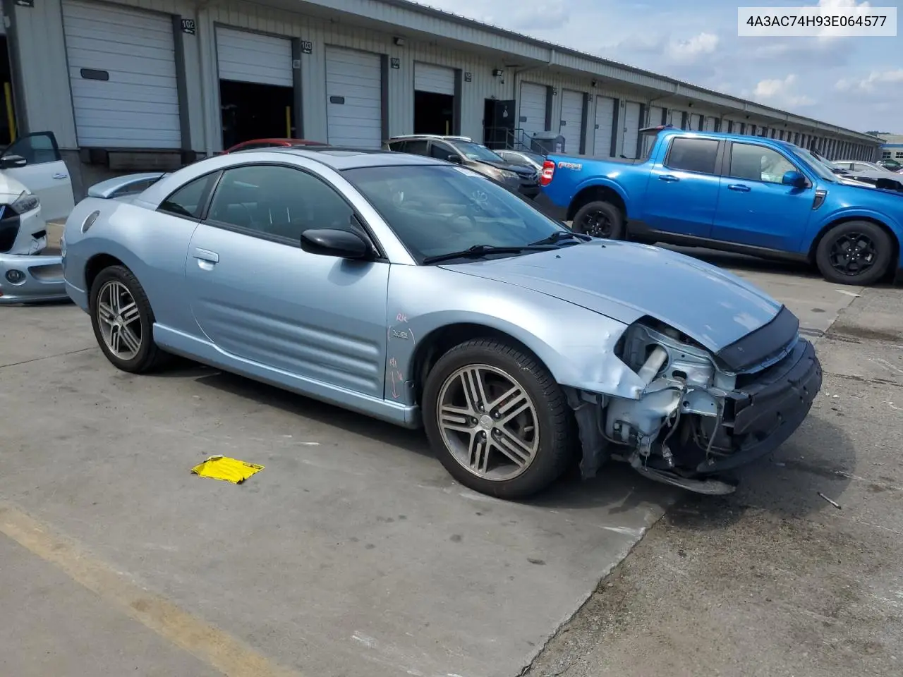 2003 Mitsubishi Eclipse Gts VIN: 4A3AC74H93E064577 Lot: 61070165