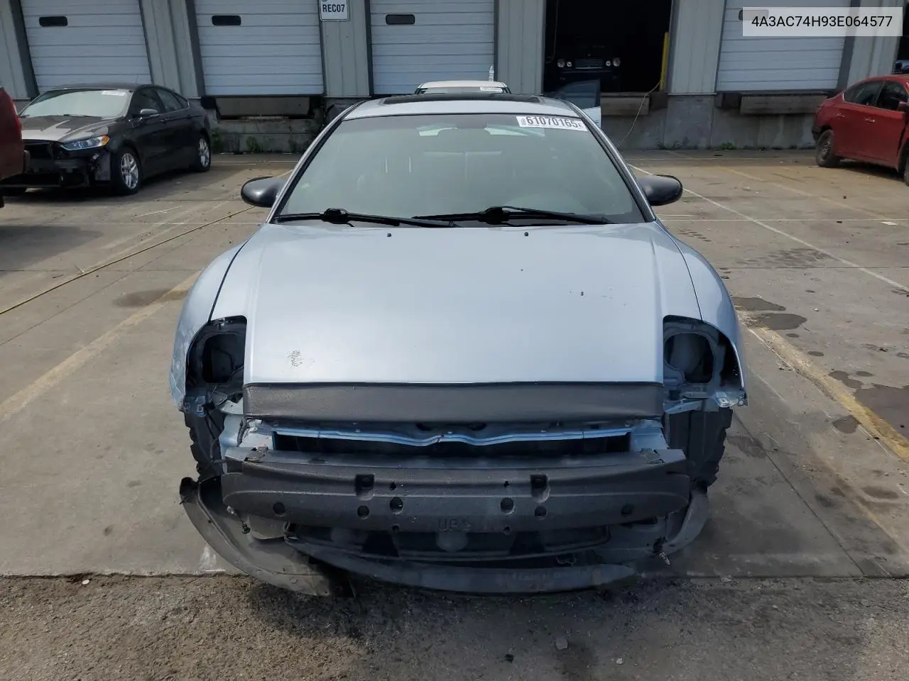 2003 Mitsubishi Eclipse Gts VIN: 4A3AC74H93E064577 Lot: 61070165