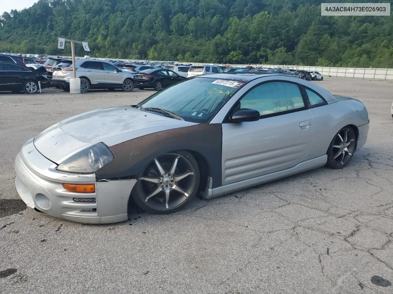 2003 Mitsubishi Eclipse Gt VIN: 4A3AC84H73E026903 Lot: 62073715