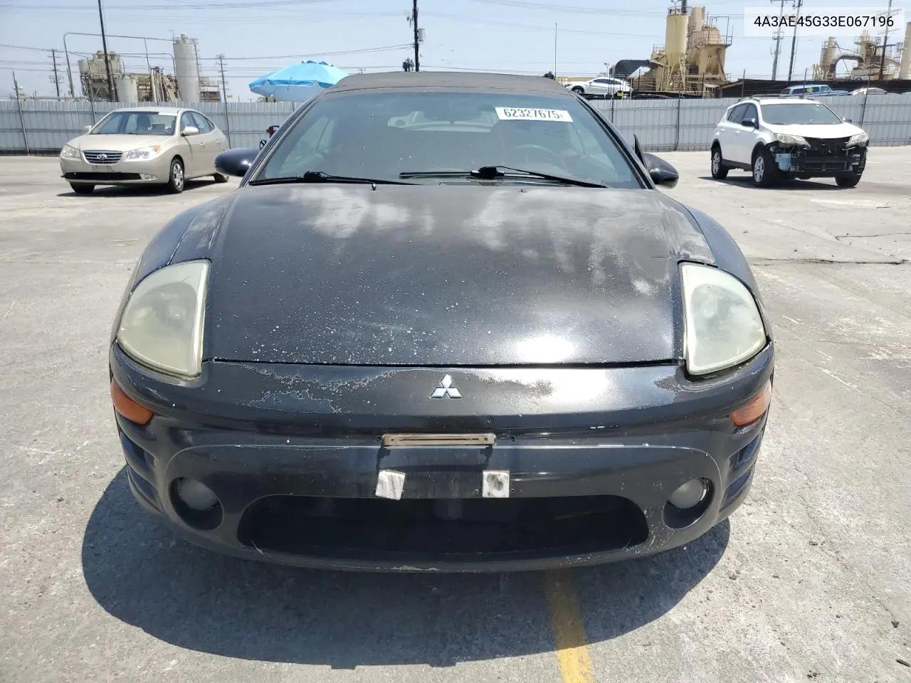2003 Mitsubishi Eclipse Spyder Gs VIN: 4A3AE45G33E067196 Lot: 62327675