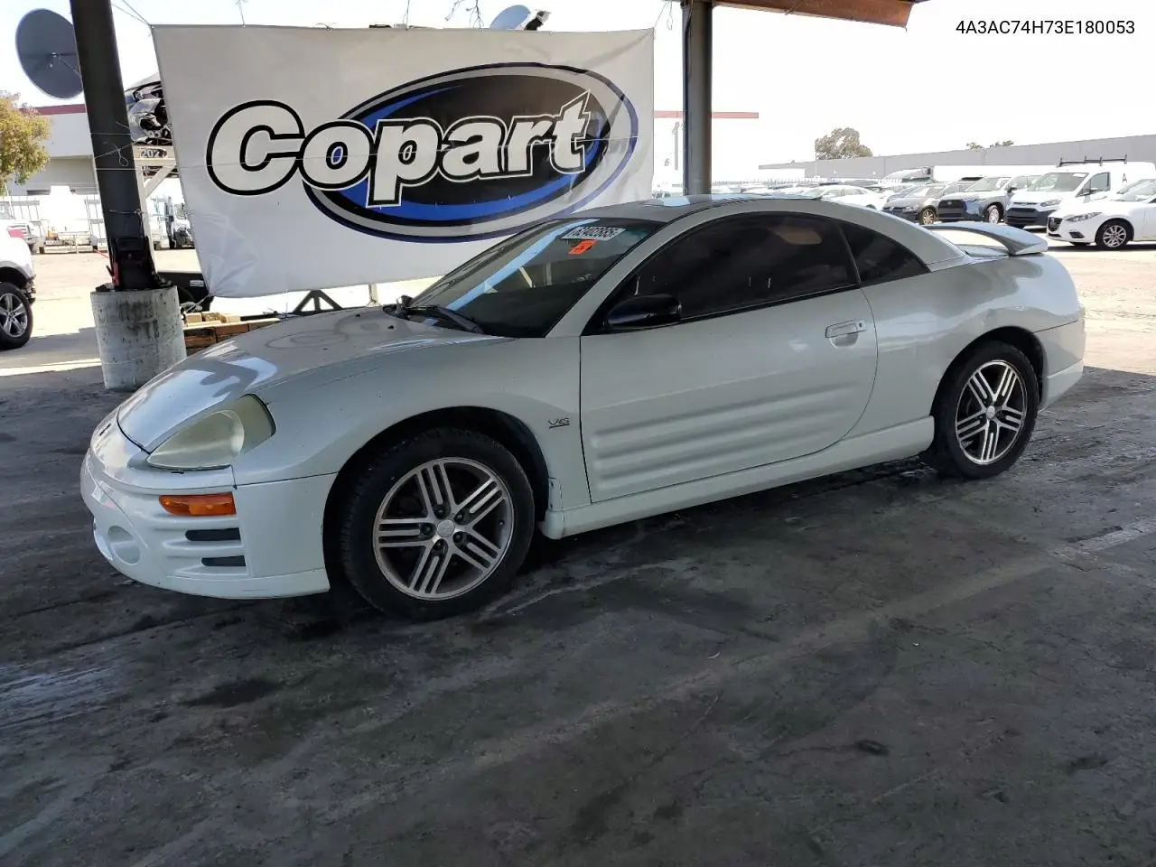 2003 Mitsubishi Eclipse Gts VIN: 4A3AC74H73E180053 Lot: 62402885