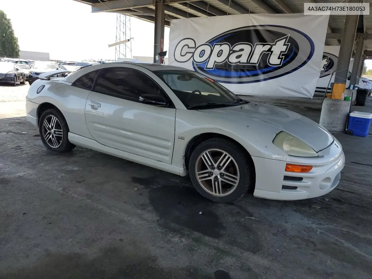 2003 Mitsubishi Eclipse Gts VIN: 4A3AC74H73E180053 Lot: 62402885