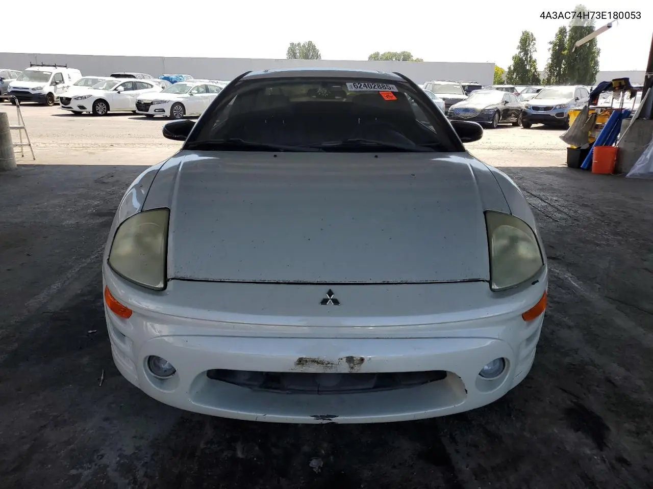 2003 Mitsubishi Eclipse Gts VIN: 4A3AC74H73E180053 Lot: 62402885