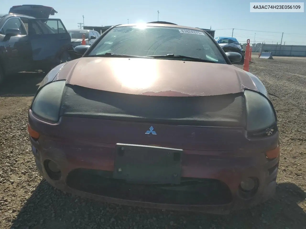 2003 Mitsubishi Eclipse Gts VIN: 4A3AC74H23E056109 Lot: 63824375