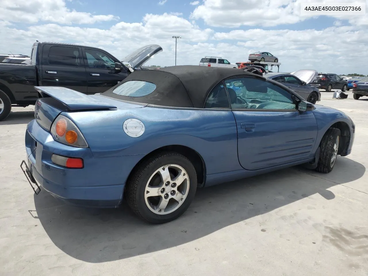 2003 Mitsubishi Eclipse Spyder Gs VIN: 4A3AE45G03E027366 Lot: 65213364