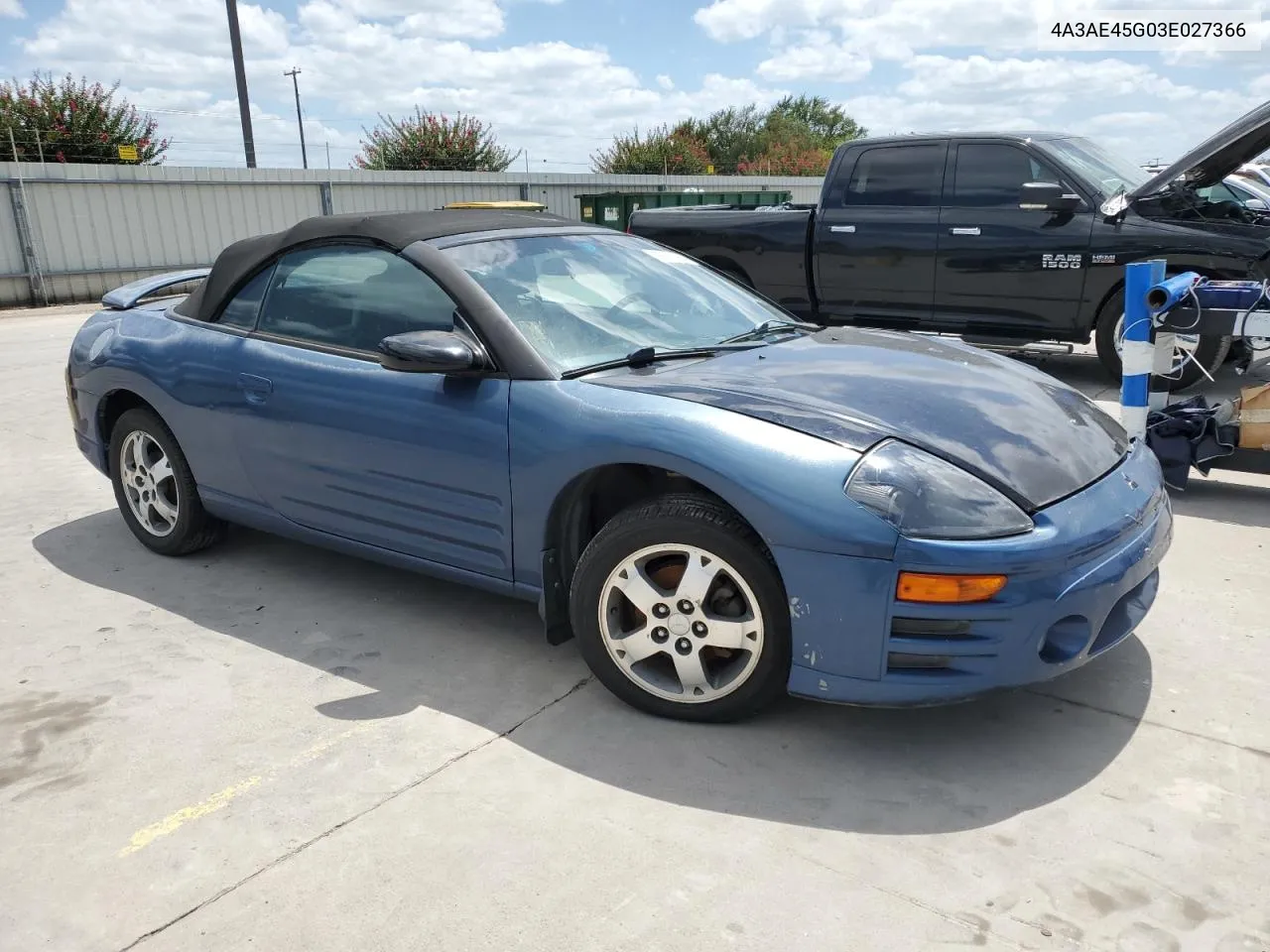 2003 Mitsubishi Eclipse Spyder Gs VIN: 4A3AE45G03E027366 Lot: 65213364