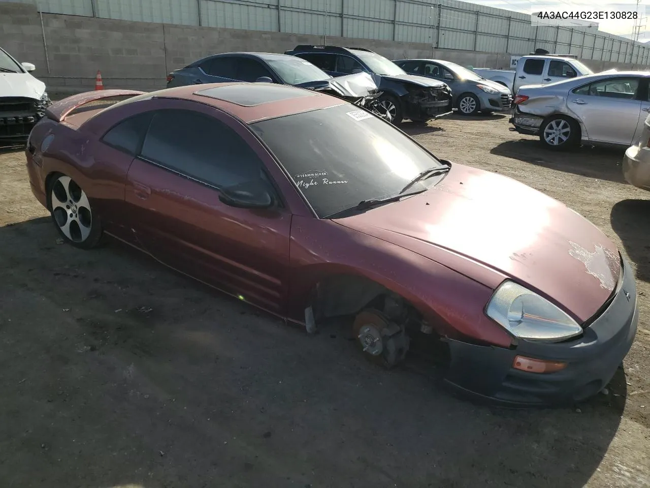 2003 Mitsubishi Eclipse Gs VIN: 4A3AC44G23E130828 Lot: 86833194