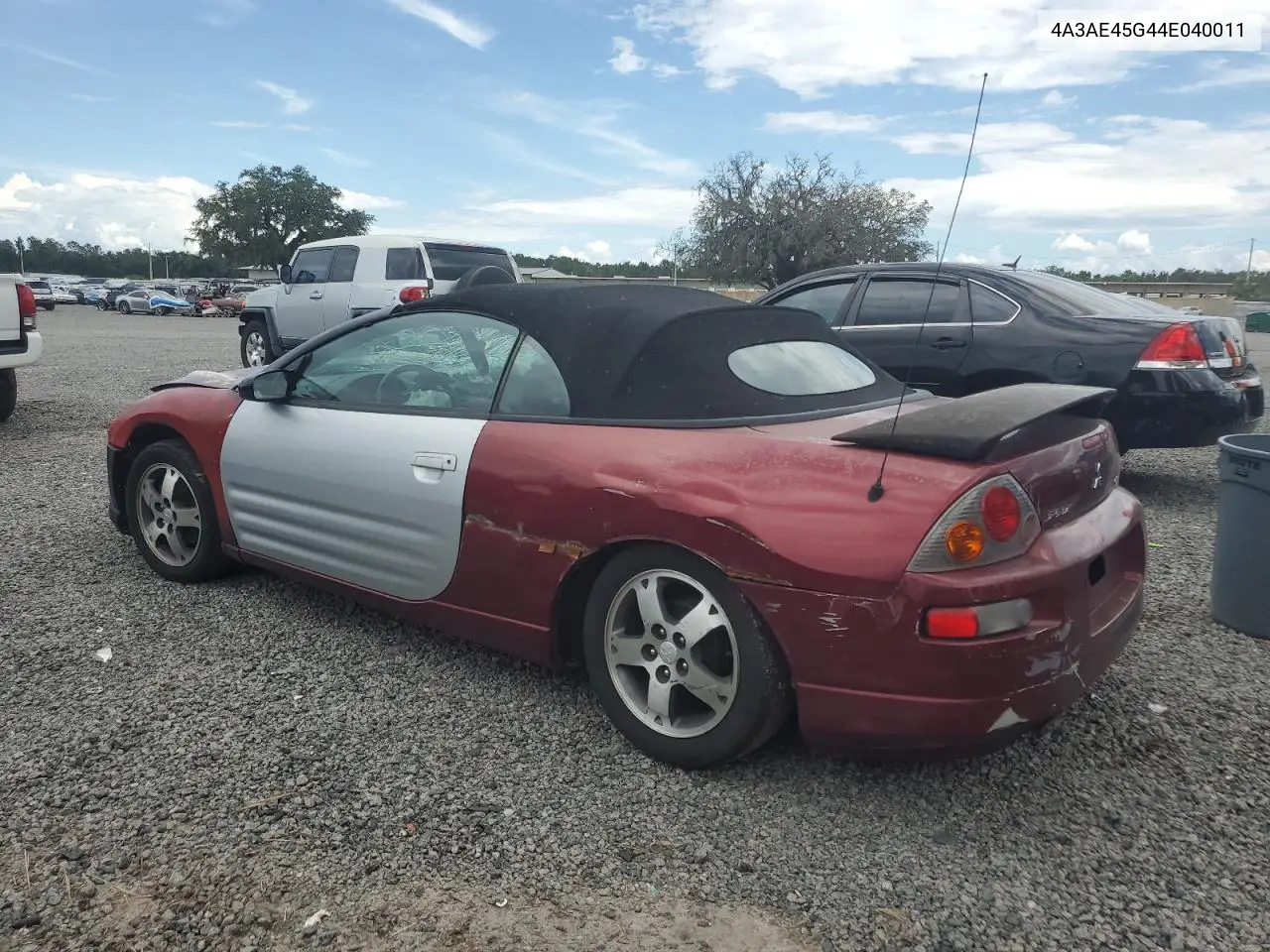 2004 Mitsubishi Eclipse Spyder Gs VIN: 4A3AE45G44E040011 Lot: 62567065