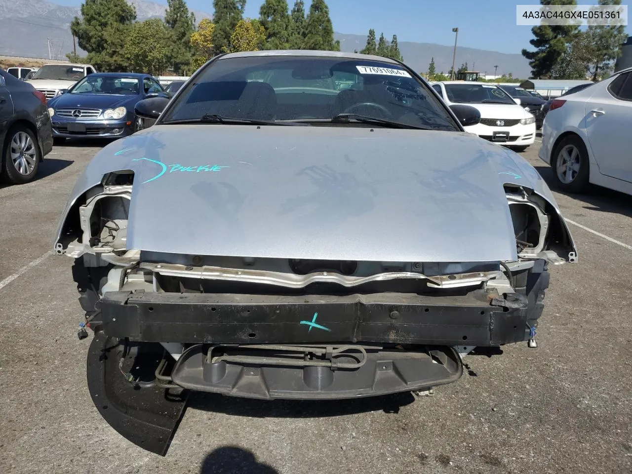 2004 Mitsubishi Eclipse Gs VIN: 4A3AC44GX4E051361 Lot: 77691064