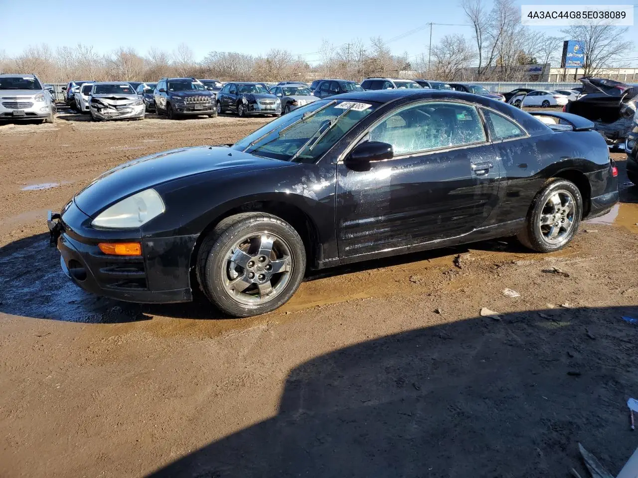 2005 Mitsubishi Eclipse Gs VIN: 4A3AC44G85E038089 Lot: 48198365